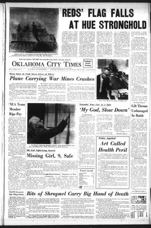Primary view of object titled 'Oklahoma City Times (Oklahoma City, Okla.), Vol. 79, No. 5, Ed. 3 Saturday, February 24, 1968'.