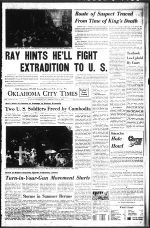 Oklahoma City Times (Oklahoma City, Okla.), Vol. 79, No. 96, Ed. 3 Monday, June 10, 1968
