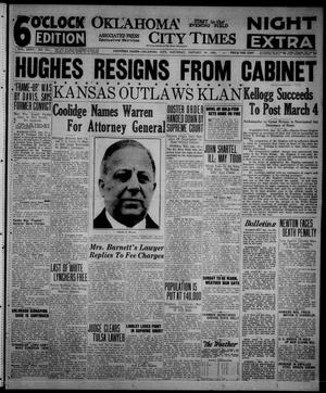 Oklahoma City Times (Oklahoma City, Okla.), Vol. 35, No. 211, Ed. 3 Saturday, January 10, 1925