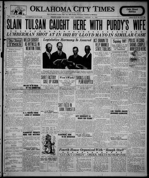 Oklahoma City Times (Oklahoma City, Okla.), Vol. 35, No. 214, Ed. 4 Wednesday, January 14, 1925