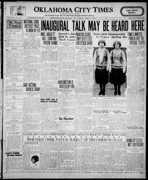 Oklahoma City Times (Oklahoma City, Okla.), Vol. 35, No. 255, Ed. 4 Tuesday, March 3, 1925