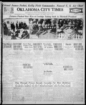 Oklahoma City Times (Oklahoma City, Okla.), Vol. 35, No. 258, Ed. 3 Friday, March 6, 1925