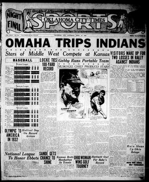 Oklahoma City Times (Oklahoma City, Okla.), Vol. 35, No. 295, Ed. 6 Saturday, April 18, 1925