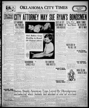 Oklahoma City Times (Oklahoma City, Okla.), Vol. 36, No. 12, Ed. 3 Friday, May 29, 1925