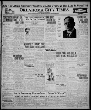 Oklahoma City Times (Oklahoma City, Okla.), Vol. 36, No. 26, Ed. 1 Monday, June 15, 1925