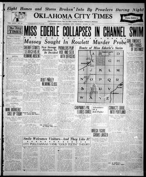 Oklahoma City Times (Oklahoma City, Okla.), Vol. 36, No. 83, Ed. 2 Tuesday, August 18, 1925