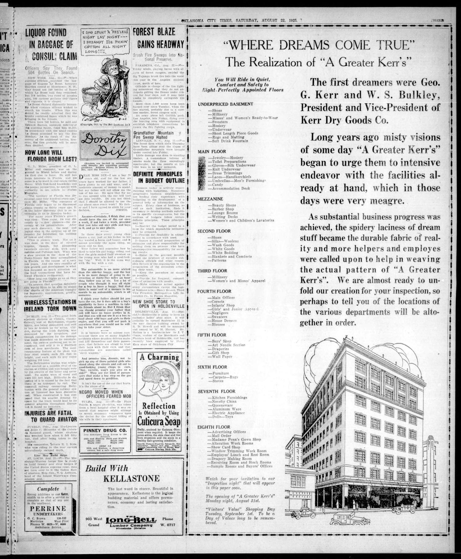 Oklahoma City Times (Oklahoma City, Okla.), Vol. 36, No. 87, Ed. 1 Saturday, August 22, 1925
                                                
                                                    [Sequence #]: 3 of 12
                                                