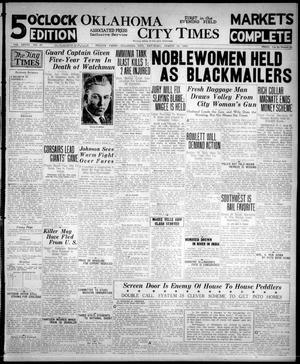 Oklahoma City Times (Oklahoma City, Okla.), Vol. 36, No. 87, Ed. 5 Saturday, August 22, 1925