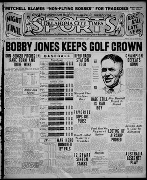 Oklahoma City Times (Oklahoma City, Okla.), Vol. 36, No. 99, Ed. 4 Saturday, September 5, 1925