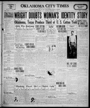 Oklahoma City Times (Oklahoma City, Okla.), Vol. 36, No. 111, Ed. 4 Saturday, September 19, 1925