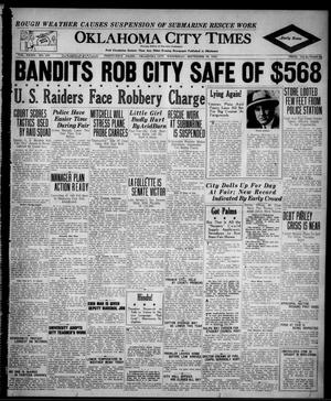 Oklahoma City Times (Oklahoma City, Okla.), Vol. 36, No. 120, Ed. 1 Wednesday, September 30, 1925
