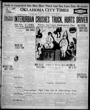 Oklahoma City Times (Oklahoma City, Okla.), Vol. 36, No. 148, Ed. 2 Saturday, October 31, 1925