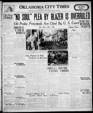 Oklahoma City Times (Oklahoma City, Okla.), Vol. 36, No. 157, Ed. 4 Wednesday, November 11, 1925