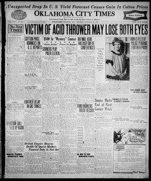 Oklahoma City Times (Oklahoma City, Okla.), Vol. 36, No. 166, Ed. 2 Saturday, November 21, 1925