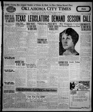 Oklahoma City Times (Oklahoma City, Okla.), Vol. 36, No. 168, Ed. 3 Tuesday, November 24, 1925