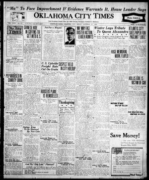 Oklahoma City Times (Oklahoma City, Okla.), Vol. 36, No. 171, Ed. 2 Friday, November 27, 1925