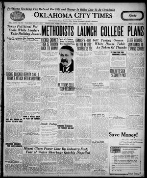Oklahoma City Times (Oklahoma City, Okla.), Vol. 36, No. 171, Ed. 3 Friday, November 27, 1925
