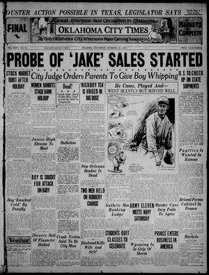 Oklahoma City Times (Oklahoma City, Okla.), Vol. 36, No. 171, Ed. 6 Friday, November 27, 1925