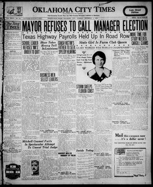Oklahoma City Times (Oklahoma City, Okla.), Vol. 36, No. 174, Ed. 4 Tuesday, December 1, 1925