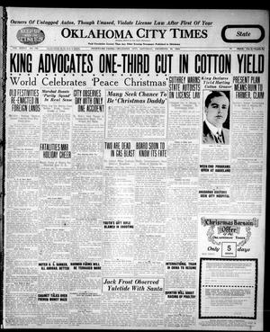 Oklahoma City Times (Oklahoma City, Okla.), Vol. 36, No. 196, Ed. 2 Saturday, December 26, 1925