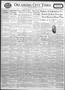 Newspaper: Oklahoma City Times (Oklahoma City, Okla.), Vol. 44, No. 205, Ed. 1 T…
