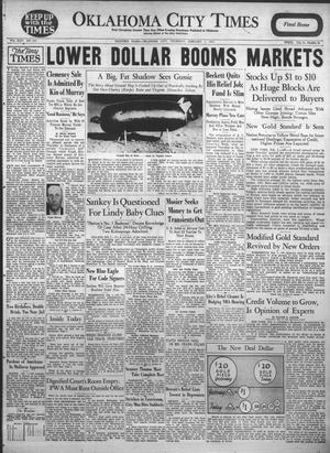 Oklahoma City Times (Oklahoma City, Okla.), Vol. 44, No. 223, Ed. 1 Thursday, February 1, 1934