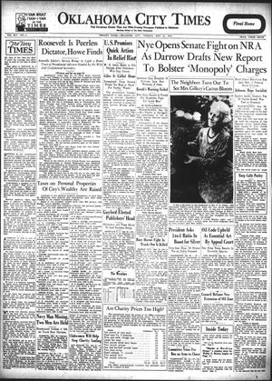 Oklahoma City Times (Oklahoma City, Okla.), Vol. 45, No. 4, Ed. 1 Tuesday, May 22, 1934