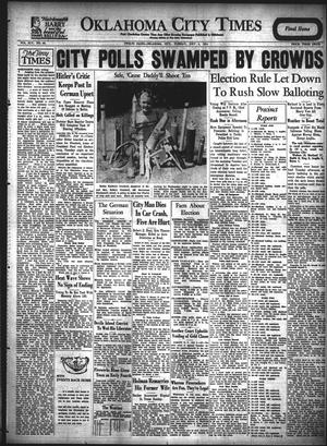 Oklahoma City Times (Oklahoma City, Okla.), Vol. 45, No. 40, Ed. 1 Tuesday, July 3, 1934
