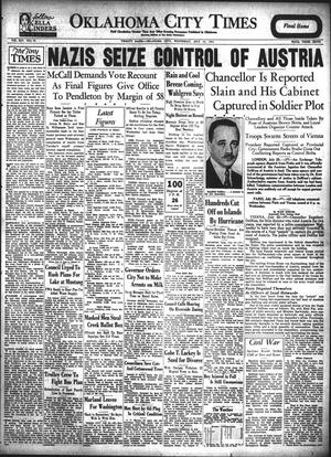 Oklahoma City Times (Oklahoma City, Okla.), Vol. 45, No. 59, Ed. 1 Wednesday, July 25, 1934