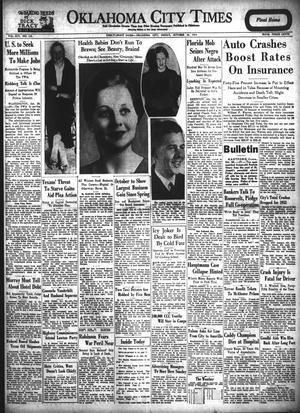 Oklahoma City Times (Oklahoma City, Okla.), Vol. 45, No. 139, Ed. 1 Friday, October 26, 1934