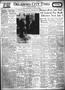 Thumbnail image of item number 1 in: 'Oklahoma City Times (Oklahoma City, Okla.), Vol. 45, No. 143, Ed. 1 Wednesday, October 31, 1934'.
