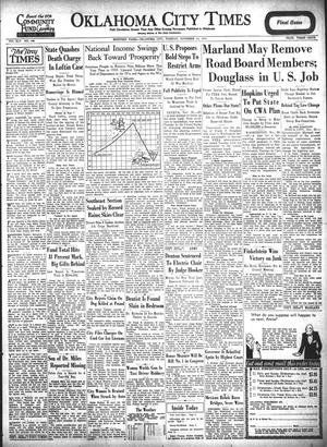 Oklahoma City Times (Oklahoma City, Okla.), Vol. 45, No. 160, Ed. 1 Tuesday, November 20, 1934