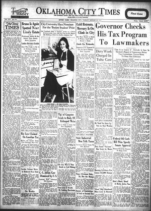 Oklahoma City Times (Oklahoma City, Okla.), Vol. 45, No. 214, Ed. 1 Tuesday, January 22, 1935