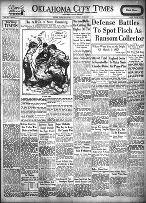 Oklahoma City Times (Oklahoma City, Okla.), Vol. 45, No. 226, Ed. 1 Tuesday, February 5, 1935