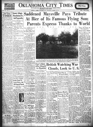 Oklahoma City Times (Oklahoma City, Okla.), Vol. 46, No. 83, Ed. 1 Wednesday, August 21, 1935