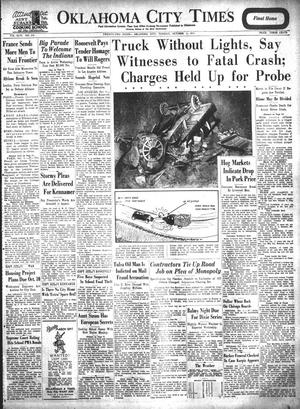 Oklahoma City Times (Oklahoma City, Okla.), Vol. 46, No. 118, Ed. 1 Tuesday, October 1, 1935