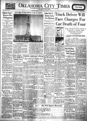 Oklahoma City Times (Oklahoma City, Okla.), Vol. 46, No. 154, Ed. 1 Tuesday, November 12, 1935