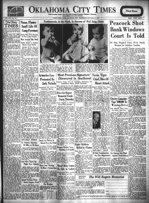 Oklahoma City Times (Oklahoma City, Okla.), Vol. 46, No. 155, Ed. 1 Wednesday, November 13, 1935