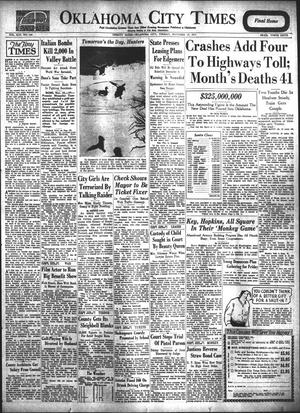 Oklahoma City Times (Oklahoma City, Okla.), Vol. 46, No. 160, Ed. 1 Tuesday, November 19, 1935