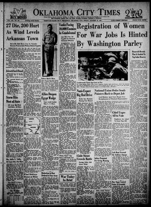 Oklahoma City Times (Oklahoma City, Okla.), Vol. 53, No. 138, Ed. 3 Friday, October 30, 1942