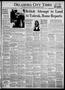 Thumbnail image of item number 1 in: 'Oklahoma City Times (Oklahoma City, Okla.), Vol. 53, No. 98, Ed. 2 Monday, September 14, 1942'.