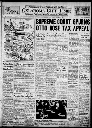 Oklahoma City Times (Oklahoma City, Okla.), Vol. 53, No. 122, Ed. 4 Monday, October 12, 1942