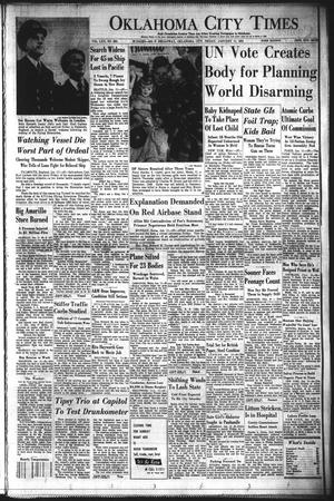 Oklahoma City Times (Oklahoma City, Okla.), Vol. 62, No. 291, Ed. 3 Friday, January 11, 1952