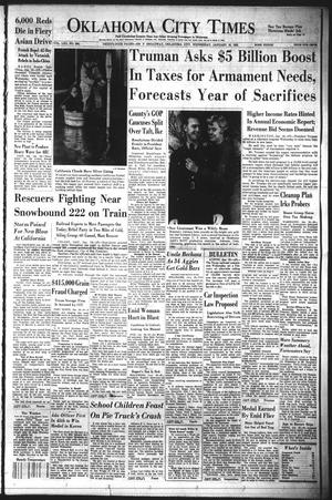 Oklahoma City Times (Oklahoma City, Okla.), Vol. 62, No. 295, Ed. 3 Wednesday, January 16, 1952