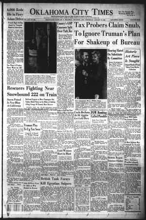 Oklahoma City Times (Oklahoma City, Okla.), Vol. 62, No. 295, Ed. 4 Wednesday, January 16, 1952