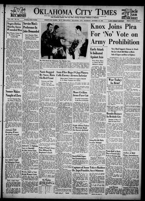 Oklahoma City Times (Oklahoma City, Okla.), Vol. 53, No. 131, Ed. 3 Thursday, October 22, 1942