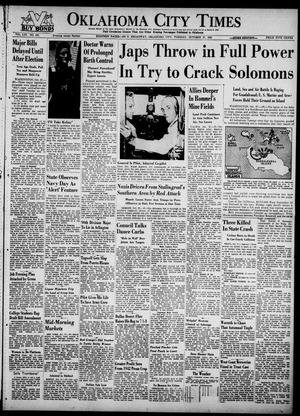 Oklahoma City Times (Oklahoma City, Okla.), Vol. 53, No. 135, Ed. 2 Tuesday, October 27, 1942