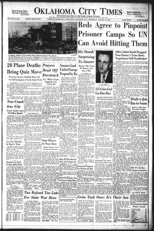 Oklahoma City Times (Oklahoma City, Okla.), Vol. 62, No. 301, Ed. 3 Wednesday, January 23, 1952