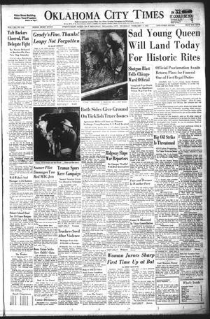 Oklahoma City Times (Oklahoma City, Okla.), Vol. 62, No. 314, Ed. 4 Thursday, February 7, 1952
