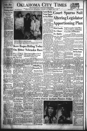 Oklahoma City Times (Oklahoma City, Okla.), Vol. 63, No. 46, Ed. 3 Tuesday, April 1, 1952